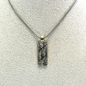 Vintage Dior Silver Trotter Necklace